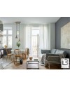 I3-AFRA- LAMPARA 3L -MARRON/CREMA
